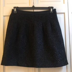 Black sparkly Ann Taylor Loft Skirt